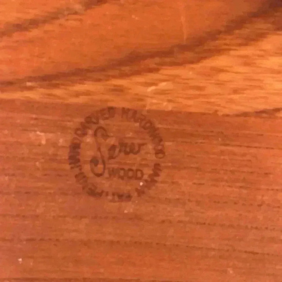 Vintage Fred Press Sete wood cheese platter - Picture 5 of 5